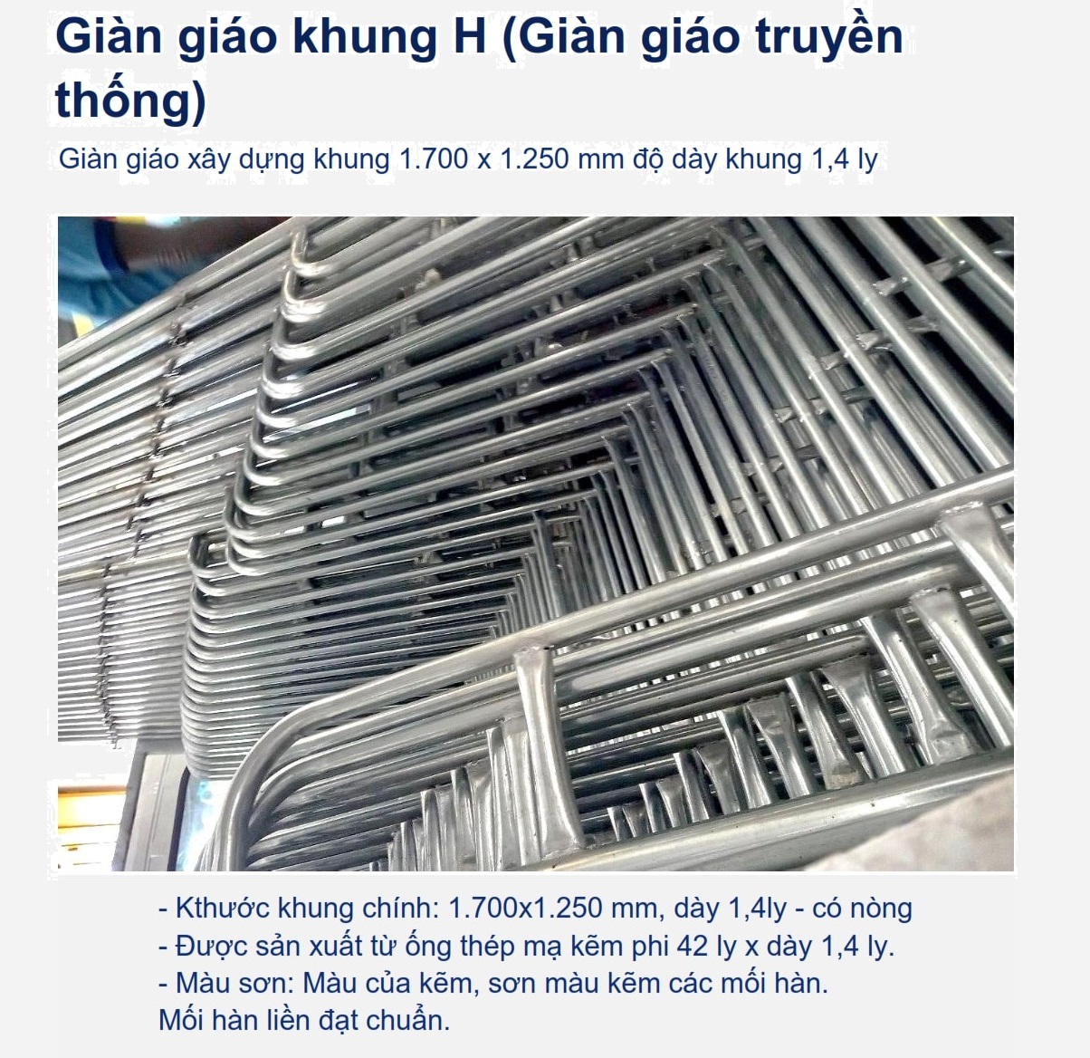 Cung cấp giàn giáo xây dựng Đà Nẵng